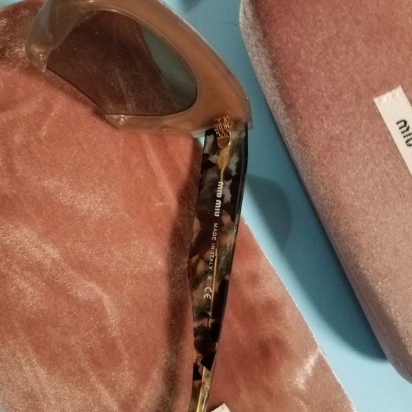 Miu Miu Rasoir Rock Cat Eye Sunglasses - Picture 7 of 8